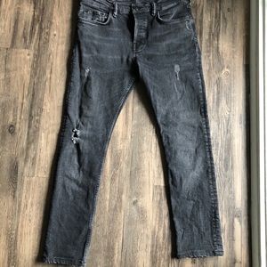 All Saints CIGARETTE DAMAGED SKINNY JEANS
